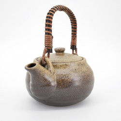 japanese brown terracotta teapot 0,80L BIZEN KAZE