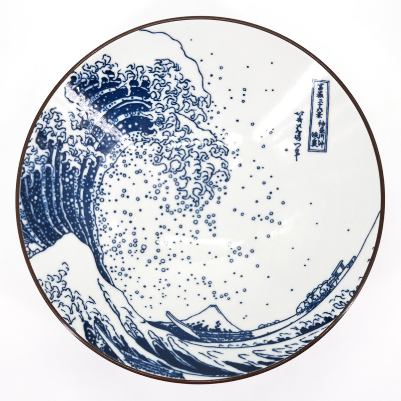 bol râmen nouilles japonaises vague hokusai SHIRANAMI