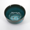 japanese black turquois brush teacup EMERALD