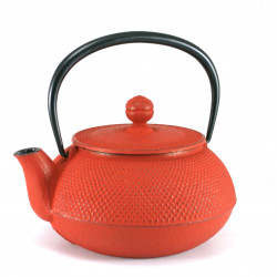 japanese Cast Iron Teapots IWACHU, arare, red, 0.55 lt