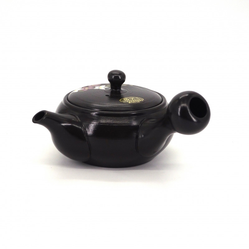 japanese blue kyusu teapot tokoname brush AOHAKE