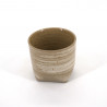 Set von 5 japanischen breiten Tassen 5 Farben Keramik GOSAISOROI