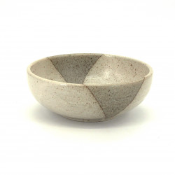 bol évasé japonais beige en céramique Ø17x6,2cm BEJI