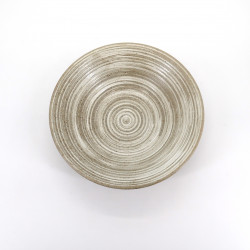 japanische Schüssel für Ramennudeln Ø23,2cm, UZUMAKI, beige wirbelwind