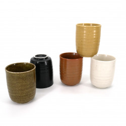 set de 5 tasses japonaises ZEN