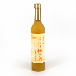 Liqueur japonaise de citron yuzu OKUMUSASHINO NIGORI YUZUSHU