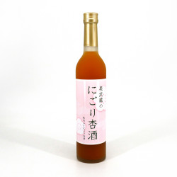 Licor de albaricoque japonés OKUMUSASHINO NIGORI ANZUSHU