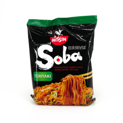 Beutel mit gebratenen Yakisoba-Nudeln, Teriyaki-Geschmack, NISSIN