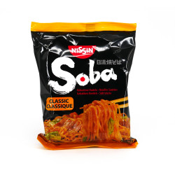 Bolsita de fideos instantáneos Yakisoba con sabor clásico, NISSIN