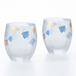 duo de verres à whisky japonais NAMICHIDORI