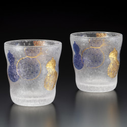 set of 2 Japanese Whiskey glasses PREMIUM MUBYOUTAN