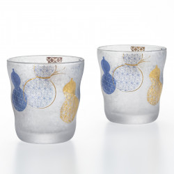 set of 2 Japanese Whiskey glasses PREMIUM MUBYOUTAN