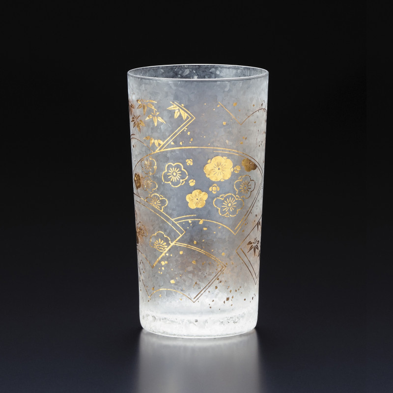 Japanisches Glas mit suehiro-Motiv - WAKOMON