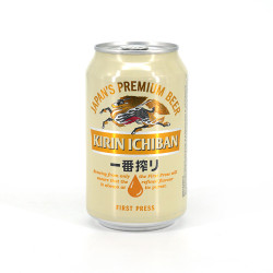 Japanese Kirin beer in a can - KIRIN ICHIBAN CAN 330ML