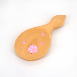 Chasaji SAKURA. cuillère japonaise de cérémonie en bambou