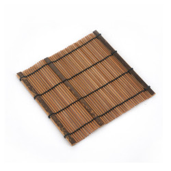 Dark bamboo coaster, SOME, natural