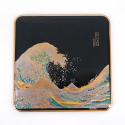 Japanese decorative resin coaster, NAMI