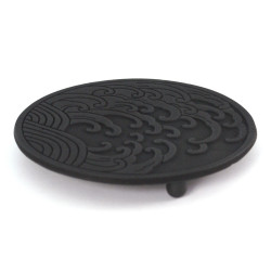 cast iron trivet, NAMI, wave