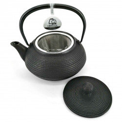 Japanese teapot cast iron, IWACHU SENBIKI 0,55lt, black