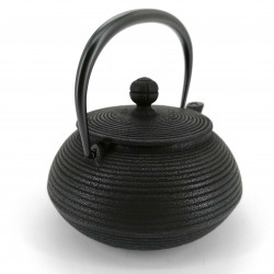 Japanese teapot cast iron, IWACHU SENBIKI 0,55lt, black