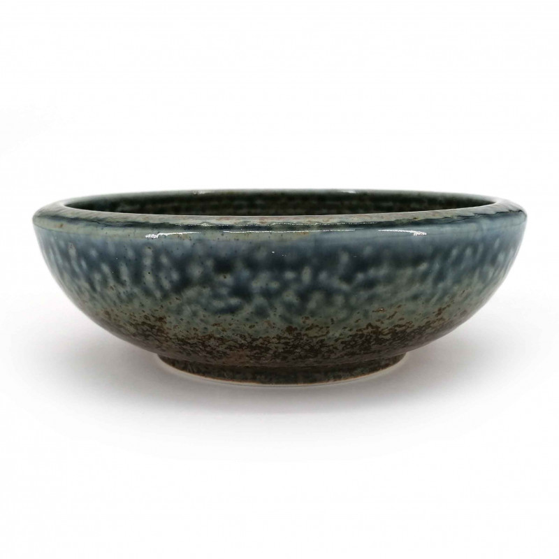 japanese bowl in ceramic Ø17x6,2cm SUNAJI blue and brown