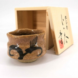 tasse à saké japonaise en céramique traditionnelle Haru no kusa