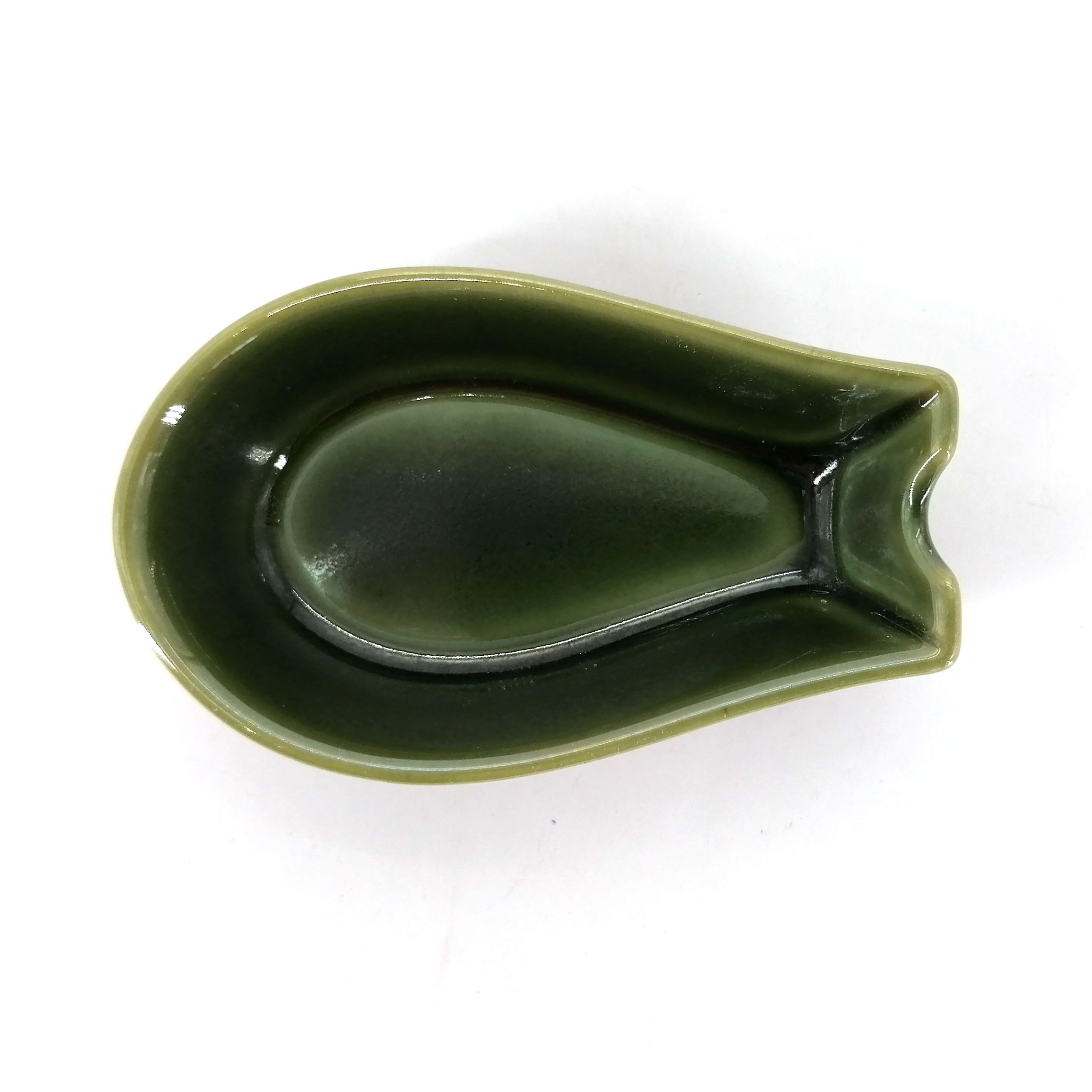 Alter Repose-cuillère en silicone (vert), porte-cuillère de