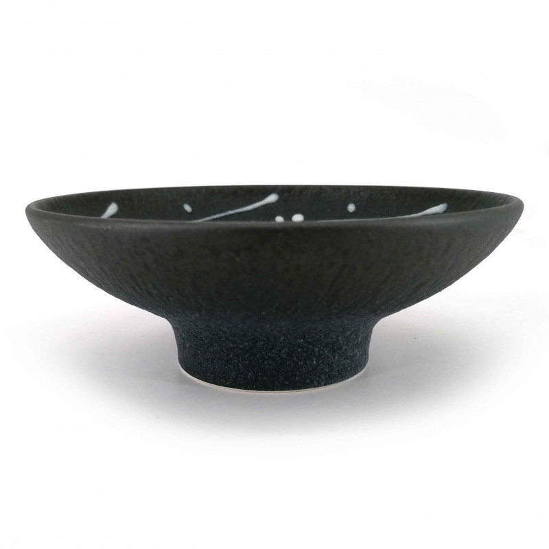 Cuenco japonés de cerámica en bruto, gris azulado, KIMO I