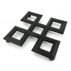 Japanese trivet for teapot, KUMIKOUSHI, black