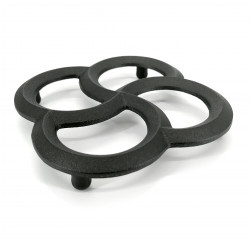 Japanese trivet for teapot, YOTSUWA, black