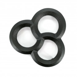 Japanese trivet for teapot, MITSUWA, black