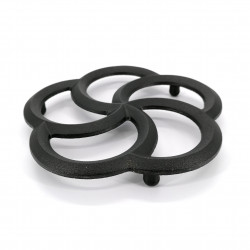 Japanese trivet for teapot, ITSUTSUWA, black