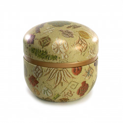 Japanese tea box made of washi paper, SUZUKO TAMAORI, Beige