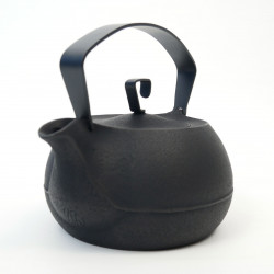 Japanese Cast Iron Kettle, IT-CHUDO, 1.2 L, Black