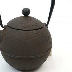 Bouilloire japonaise en fonte, MARUSAKURA, 0.8 L, sabi