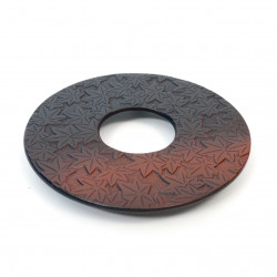 Japanese cast iron trivet, MARUMOMIJI-L