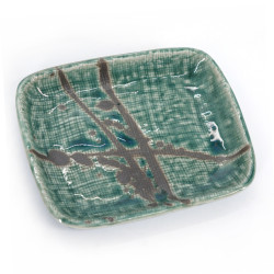 Set de 5 petites assiettes rectangulaires japonaises, SAMAZAMA