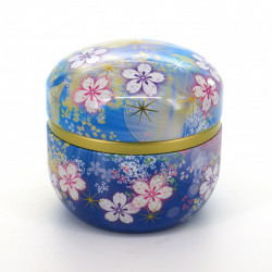 Carrito de té japonés de metal azul, SUZUKO VIDRO, 150gr