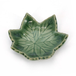 Piccolo vaso di ceramica giapponese, fiore verde, SOSU