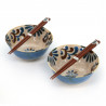 Set di 2 ciotole in ceramica giapponese - BEJUDROPPU