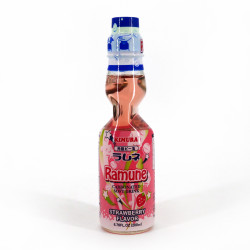 Japanische Limonade Ramune Erdbeere - KIMURA GANSO RAMUNE STRAWBERRY