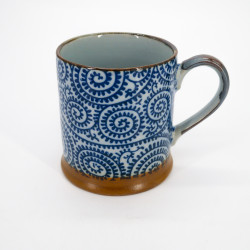 Japanese ceramic tea mug - TAKO KARAKUSA