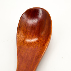 Brown wooden spoon and black cord, DAKUUDDO