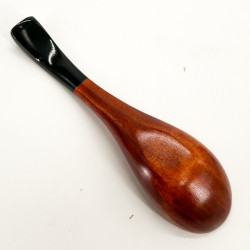 Brown wooden spoon and black cord, DAKUUDDO