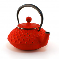 Japanese red cast iron teapot. Iwachu Kambin 0.3 lt