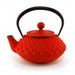 Japanese red cast iron teapot. Iwachu Kambin 0.3 lt