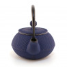 Japanese blue cast iron teapot. Iwachu Arare 0.3 lt