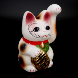 Salvadanaio giapponese manekineko gatto, CHOKIN BAKO, 13 cm