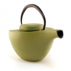 japanese Cast Iron Teapots IWACHU, Hikifune, light green, 0,7 lt