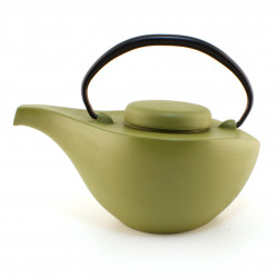 japanese Cast Iron Teapots IWACHU, Hikifune, light green, 0,7 lt